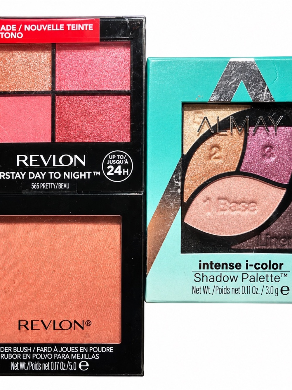 Revlon Coral Pink Blush & Almay Pink Eyeshadow Duo
